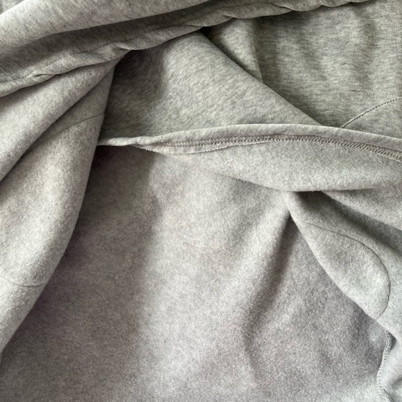 Hoodie Sweatshirt Faith Print Gray Christian Athletic Wear Cozywear Athleisure S - Picture 8 of 9